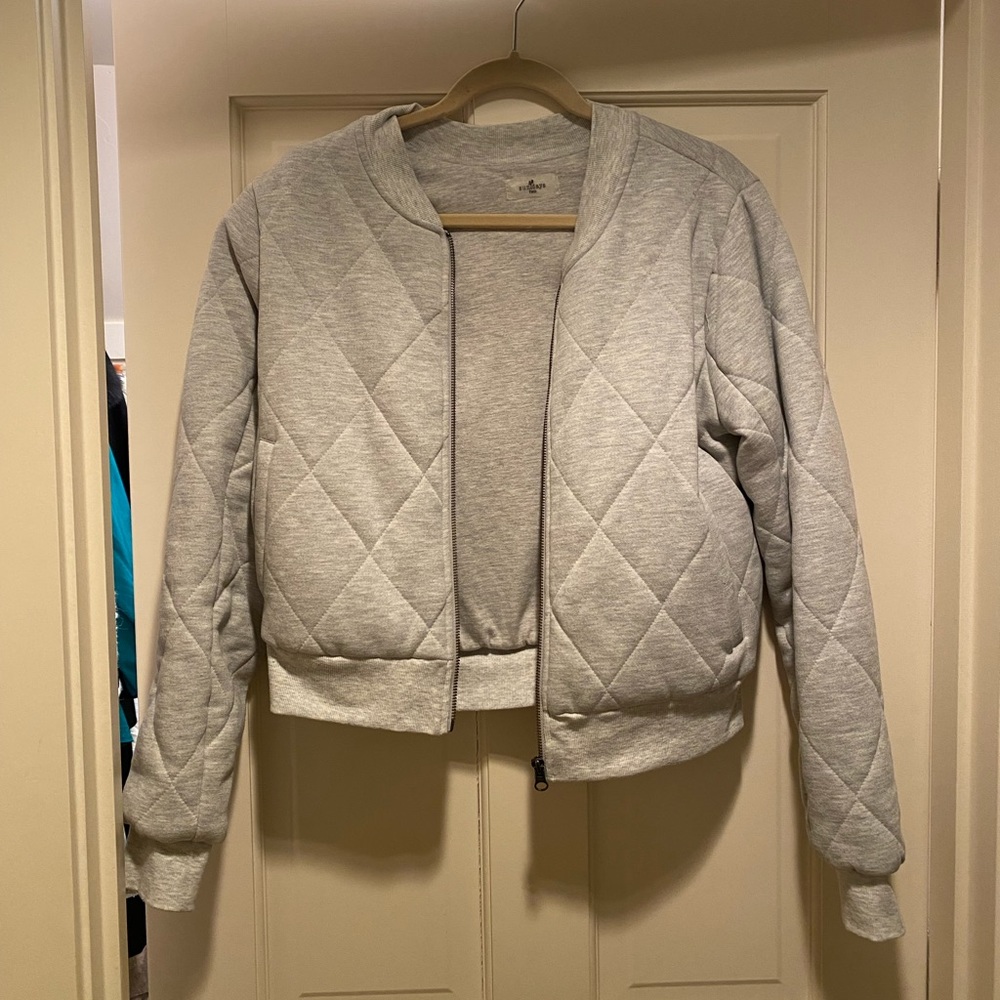 Sundays Quilted Bomber Jacket